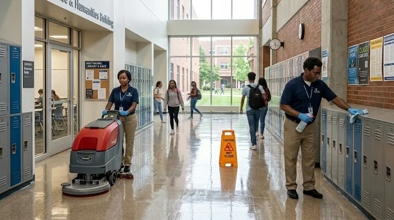 Professional cleaning staff in Nairobi